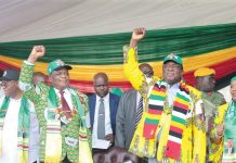 President Emmerson Mnangagwa and VP Constantino Chiwenga