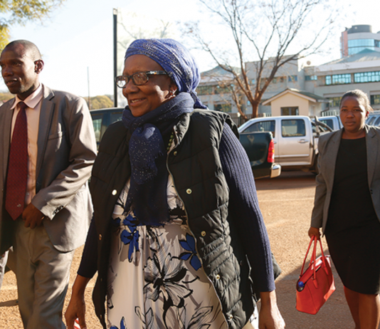 Priscah Mupfumira atHarare Magistrates Court