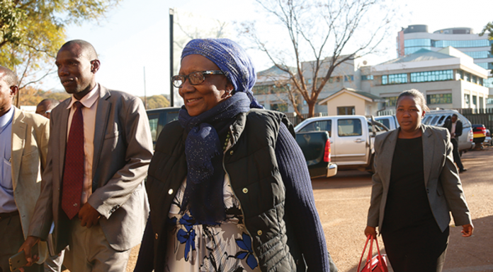 Priscah Mupfumira atHarare Magistrates Court