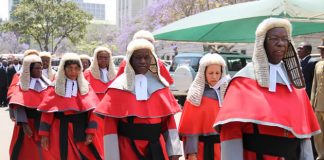 Judges procession