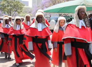 Judges procession