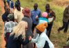 AfDB staff meet with women smallholder farmers in Zimbabwe