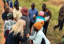 AfDB staff meet with women smallholder farmers in Zimbabwe