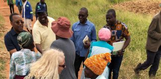 AfDB staff meet with women smallholder farmers in Zimbabwe