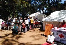 Glen View residents thronged the Zimbabwe Red Cross Society Clin during the International Womens Day commemoration on Sunday