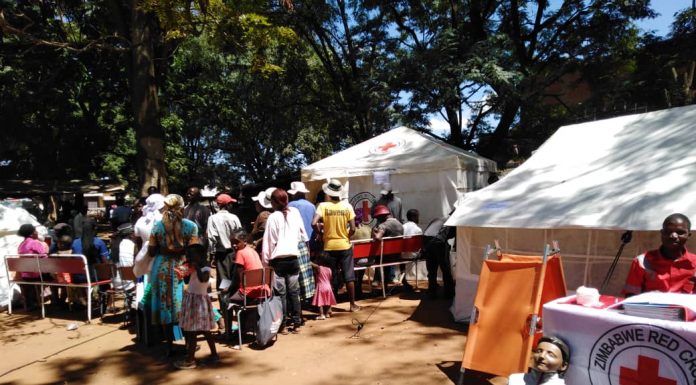 Glen View residents thronged the Zimbabwe Red Cross Society Clin during the International Womens Day commemoration on Sunday