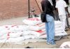 bags of mealie meal at Renkini