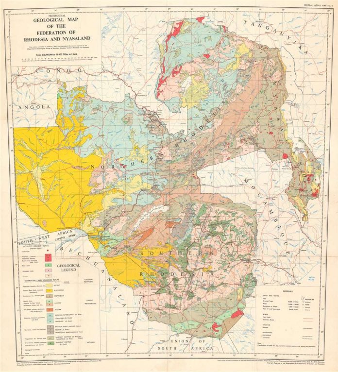 GeologicalRhodesiaNyasaland surveys 1961