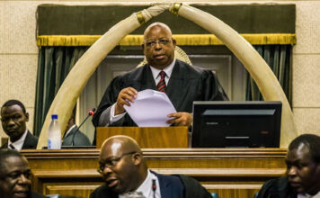Speaker of the National Assembly Jacob Mudenda