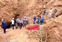 Rescue efforts for the 10 miners trapped at Ran Mine in Bindura have slowed down because of heavy rains pounding the area