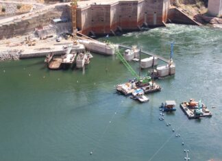 The re-shaping of the Plunge Pool is part of the Kariba Dam Rehabilitation Programme being undertaken at a cost of US$300m as part of sustaining the infrastructure