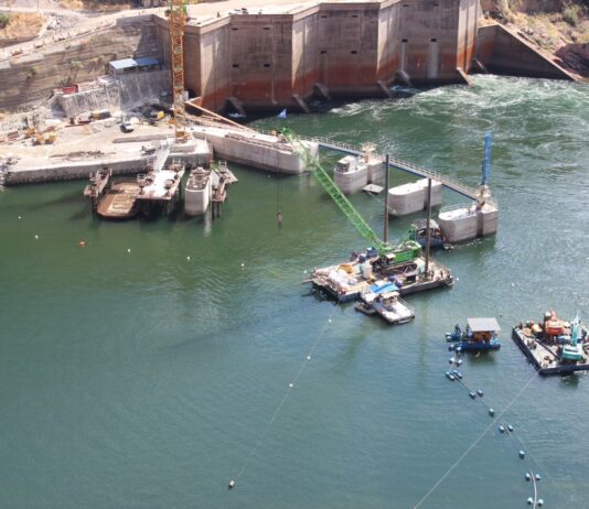 The re-shaping of the Plunge Pool is part of the Kariba Dam Rehabilitation Programme being undertaken at a cost of US$300m as part of sustaining the infrastructure