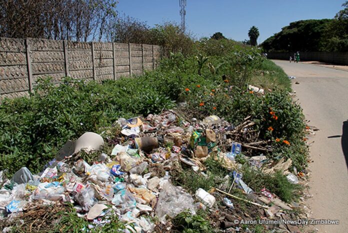 Uncollected garbage The City of Harare has indicated that it is financially incapacitated to collect garbage piling in most residential areas