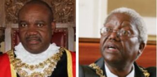 Former Harare mayors Bernard Manyenyeni and Muchadeyi Masunda