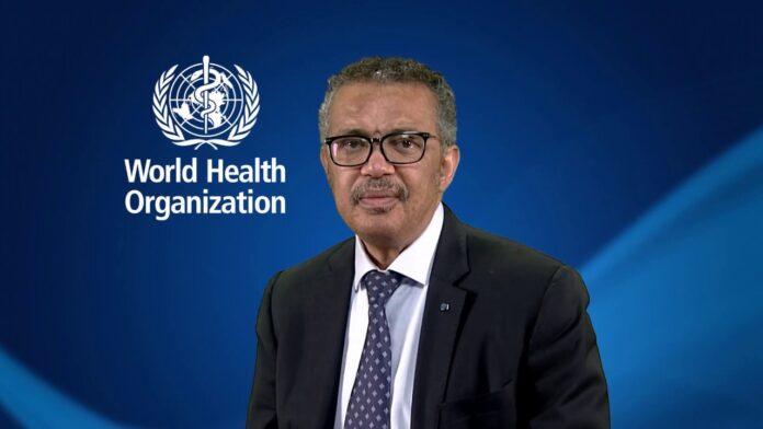 WHO Director General Dr Tedros Adhanom Ghebreyesus