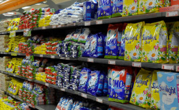 Increasing locally-manufactured goods delight ED Locally manufactured goods are returning back onto the supermarket shelves rising from five percent in 2017 to 45 percent as industries increase their capacity utilisation