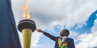 Lighting of the Independence flame is one of the moments that highlight the commemorations