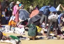 A typical market day in Chirundu attracts hundreds of Zimbabweans and Zambians who buy and sell second hand clothes and other items such as vegetables. It is, however, of major concern that all the people at these markets and some held in rural areas take no preventive measures against contracting or spreading the Coronavirus