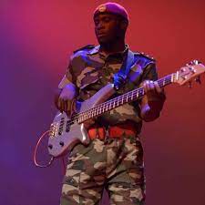 Blessing Tinashe Moyo strums the bass guitar during his days with Jah Prayzah's Third Generation Band