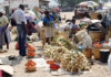 vegetable vendors at Birchnough bridge