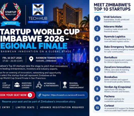 Zimbabwe’s Top 10 Startups Unveiled for Startup World Cup 2026 Regional Finale